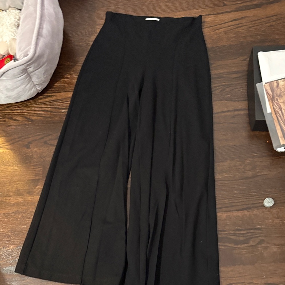 Chic Black Wide-Leg Women's Pants